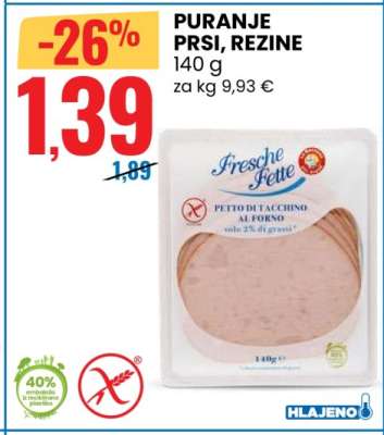 PURANJE PRSI, REZINE
