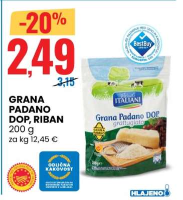 GRANA PADANO DOP, RIBAN