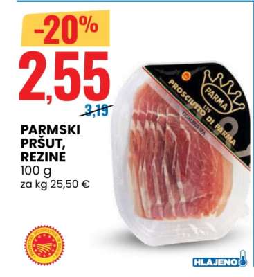 PARMSKI PRŠUT, REZINE