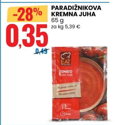 PARADIŽNIKOVA KREMNA JUHA