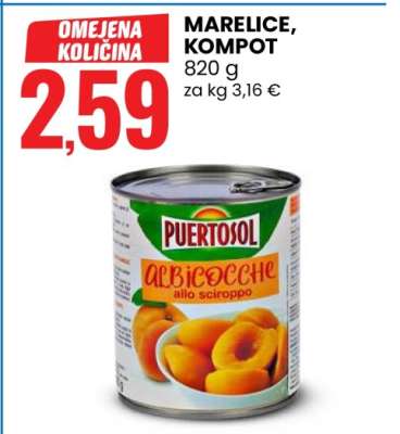 Marelice, kompot