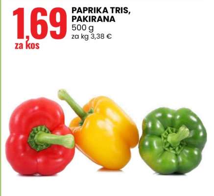 PAPRIKA TRIS, PAKIRANA