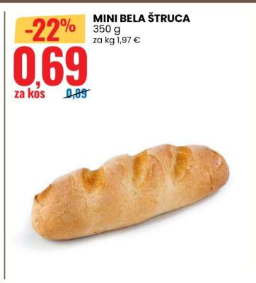 MINI BELA ŠTRUCA