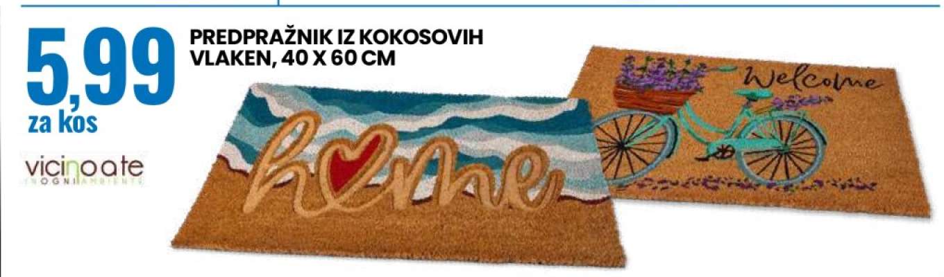 Predpražnik iz kokosovih vlaken