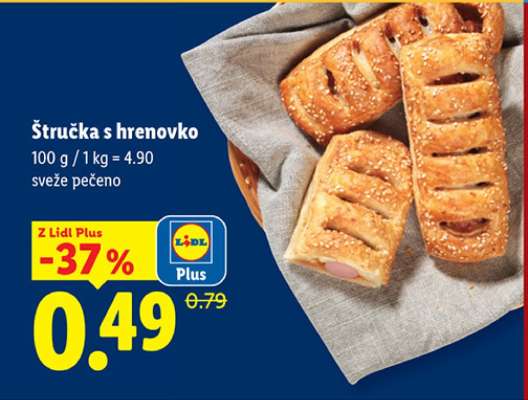 Štručka s hrenovko