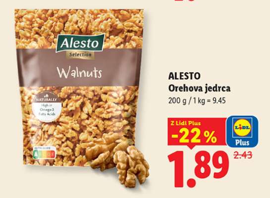 ALESTO Orehova jedrca