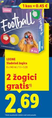 LEONE Sladoled žogica