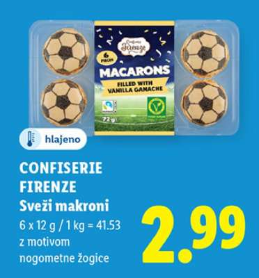 CONFISERIE FIRENZE Sveži makroni