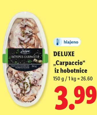 Deluxe "Carpaccio" iz hobotnice