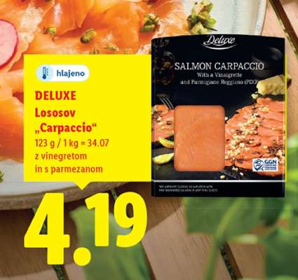 Deluxe Lososov „Carpaccio“