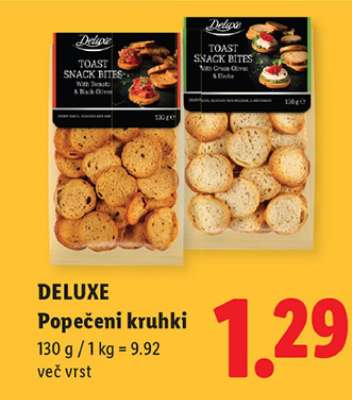 DELUXE Popečeni kruhki