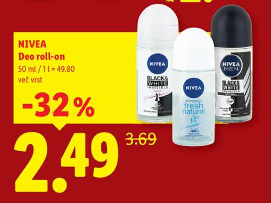 NIVEA Deo roll-on