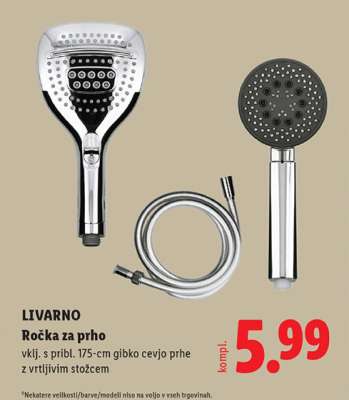 LIVARNO Ročka za prho