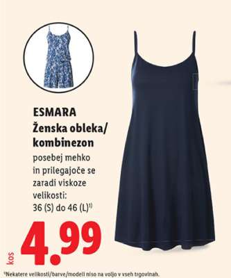 ESMARA Ženska obleka/kombinezon