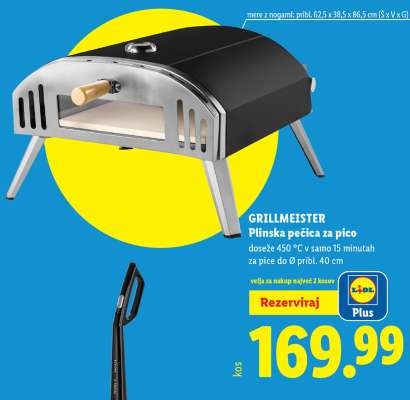 GRILLMEISTER Plinska pečica za pico