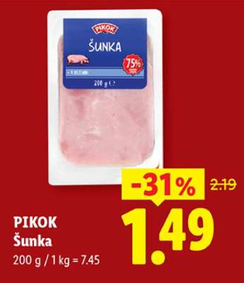 PIKOK Šunka