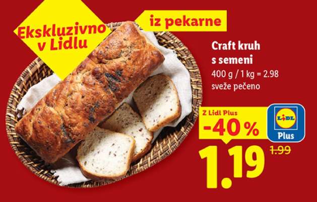 Craft kruh s semeni