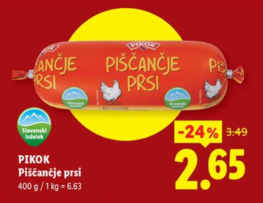 PIKOK Piščančje prsi