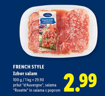 FRENCH STYLE Izbor salam