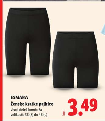 ESMARA Ženske kratke pajkice