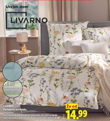 LIVARNO Posteljnina mečkanka