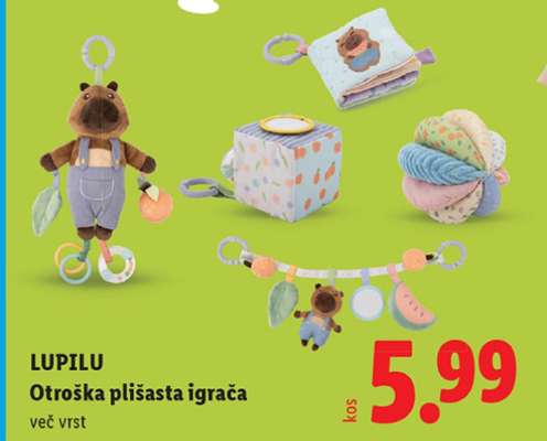 LUPILU Otroška plišasta igrača
