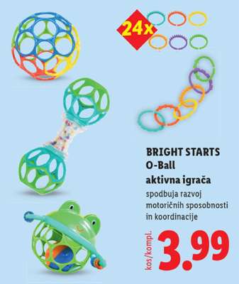 BRIGHT STARTS O-Ball aktivna igrača