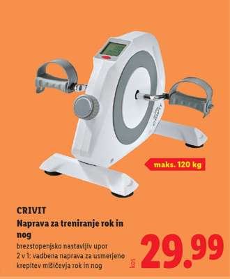 CRIVIT Naprava za treniranje rok in nog