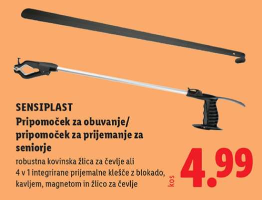SENSIPLAST Pripomoček za obuvanje/pripomoček za prijemanje za seniorje
