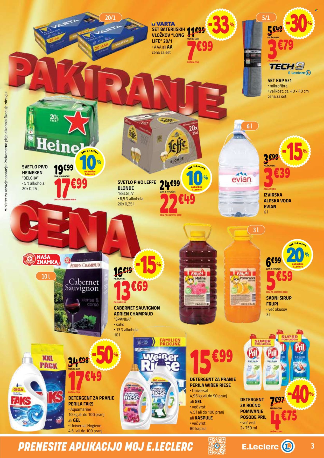 E.Leclerc katalog - 15.07.2026 - 25.07.2026. Stran 3