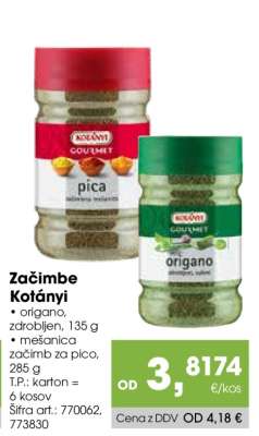 ZAČIMBE KOTANYI