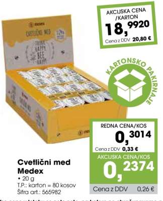 CVETLIČNI MED MEDEX