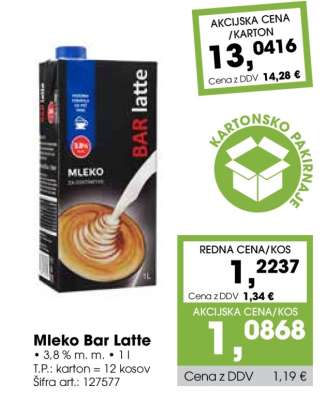 Mleko Bar Latte