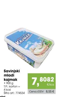 SAVINJSKI MLADI KAJMAK