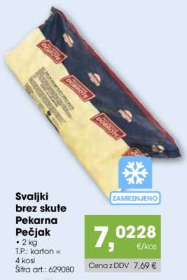 Svaljki brez skute Pekarna Pečjak