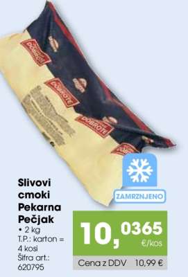 Slivovi cmoki Pekarna Pečjak