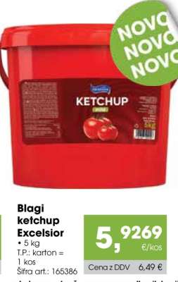 Blagi ketchup Excelsior