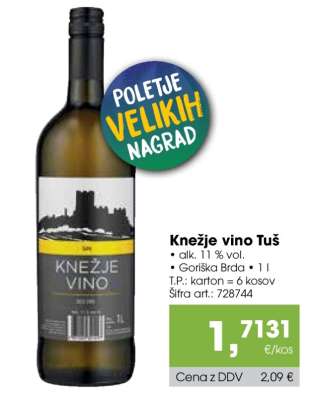 Knežje Vino Tuš