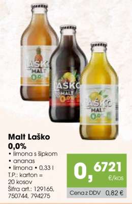 Malt Laško 0,0 %