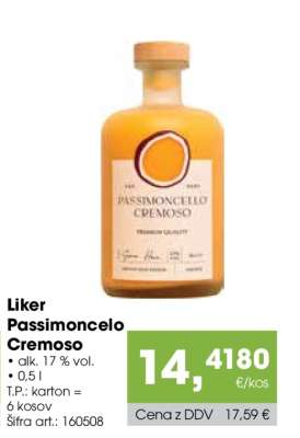 Liker Passimoncelo Cremoso