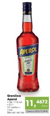 Grenčica Aperol