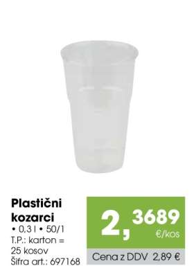 Plastični kozarci