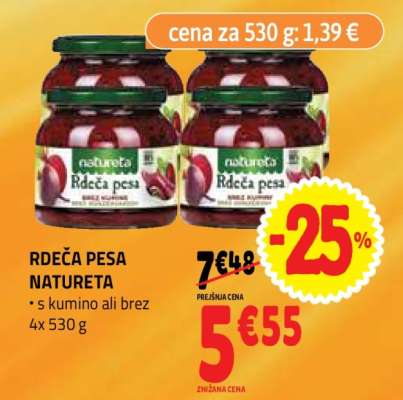 RDEČA PESA NATURETA