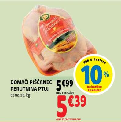 DOMAČI PIŠČANEC PERUTNINA PTUJ