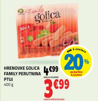 Hrenovke Golica Family Perutnina Ptuj