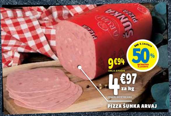PIZZA ŠUNKA ARVAJ