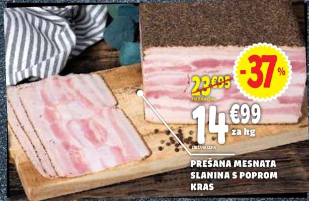 PREŠANA MESNATA SLANINA S POPROM KRAS