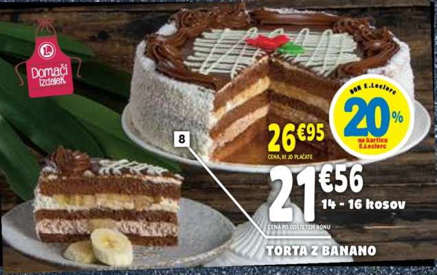 TORTA Z BANANO