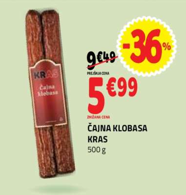 ČAJNA KLOBASA KRAS