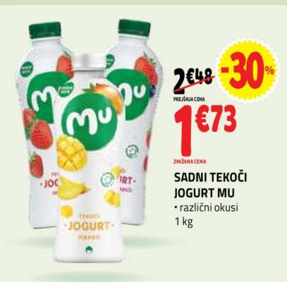 SADNI TEKOČI JOGURT MU